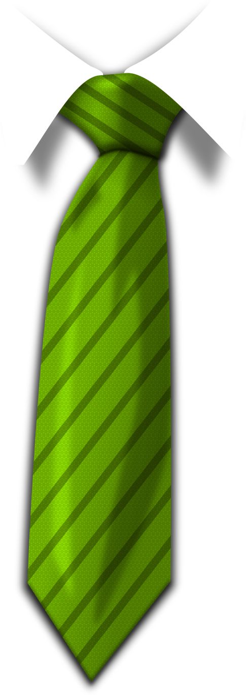 Green tie PNG image    图片编号:8178