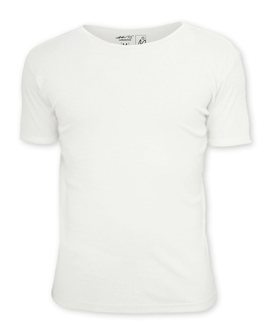White T-shirt PNG image    图片编号:5431