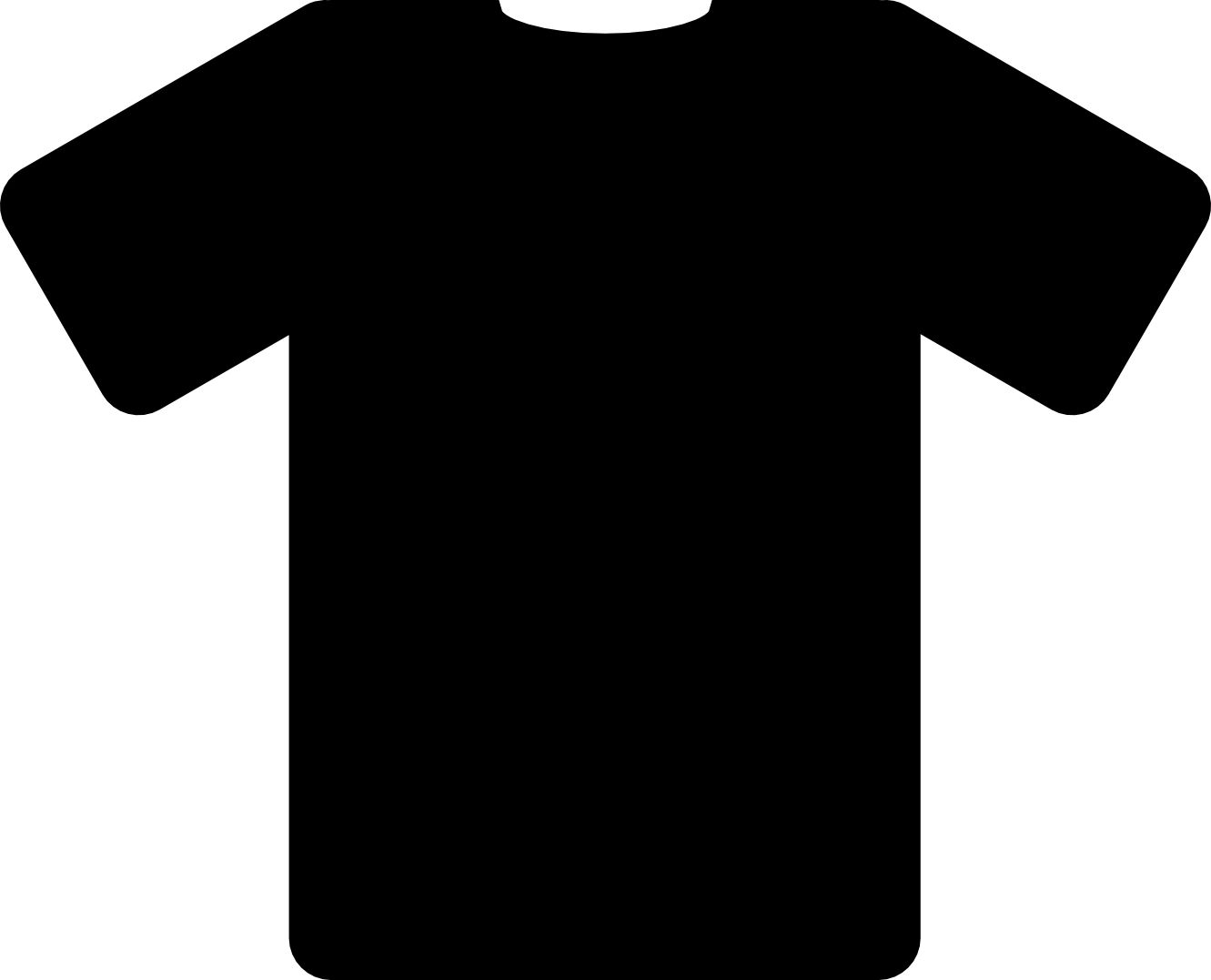 Black T-shirt PNG image    图片编号:5440