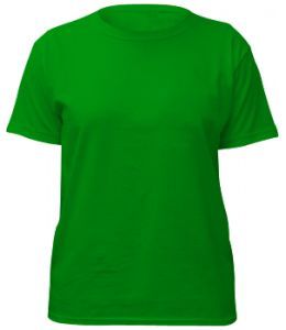 Green T-shirt PNG image    图片编号:5454