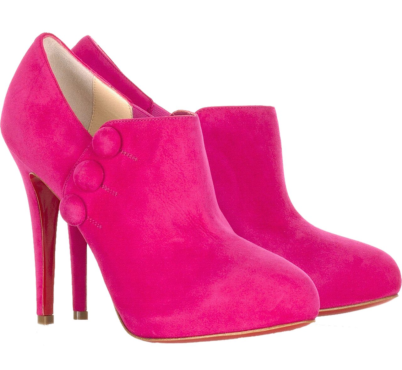 Pink women shoes PNG image    图片编号:7464