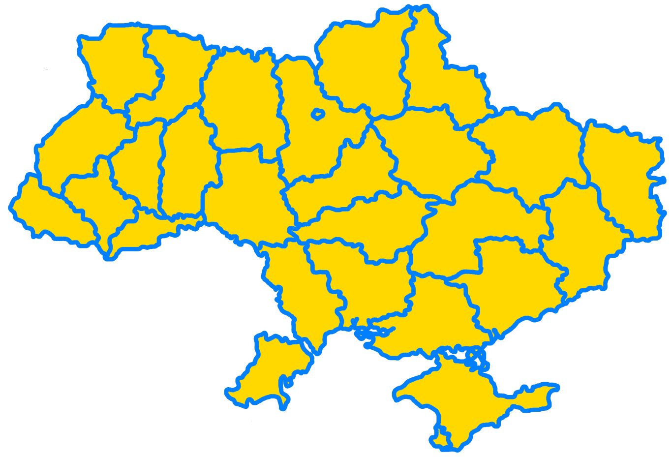 Ukraine map PNG    图片编号:105075