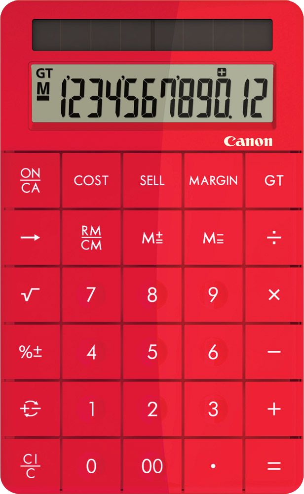 red calculator PNG image    图片编号:7946