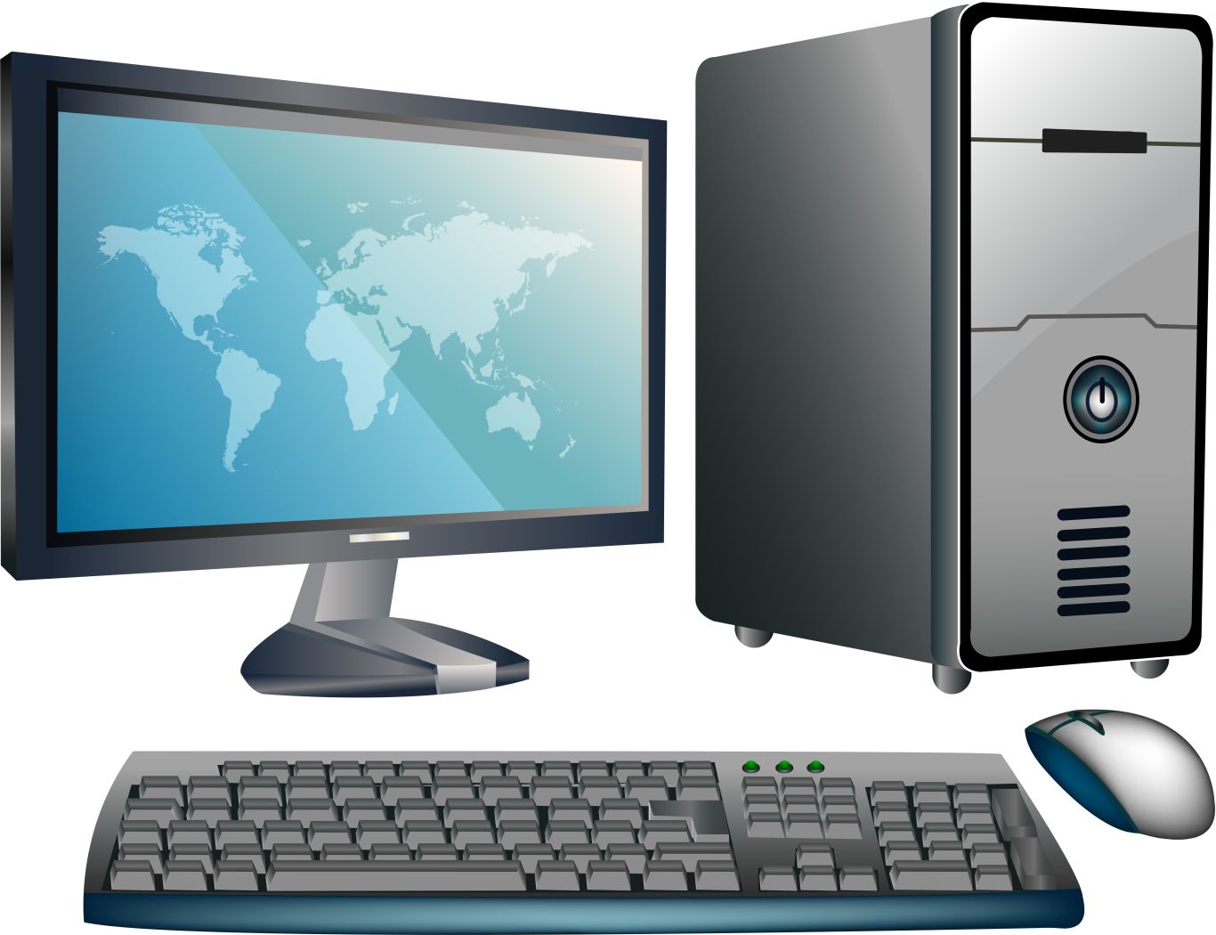 Computer desktop PC PNG    图片编号:102089