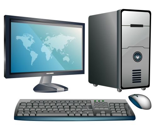 Computer desktop PC PNG    图片编号:102097