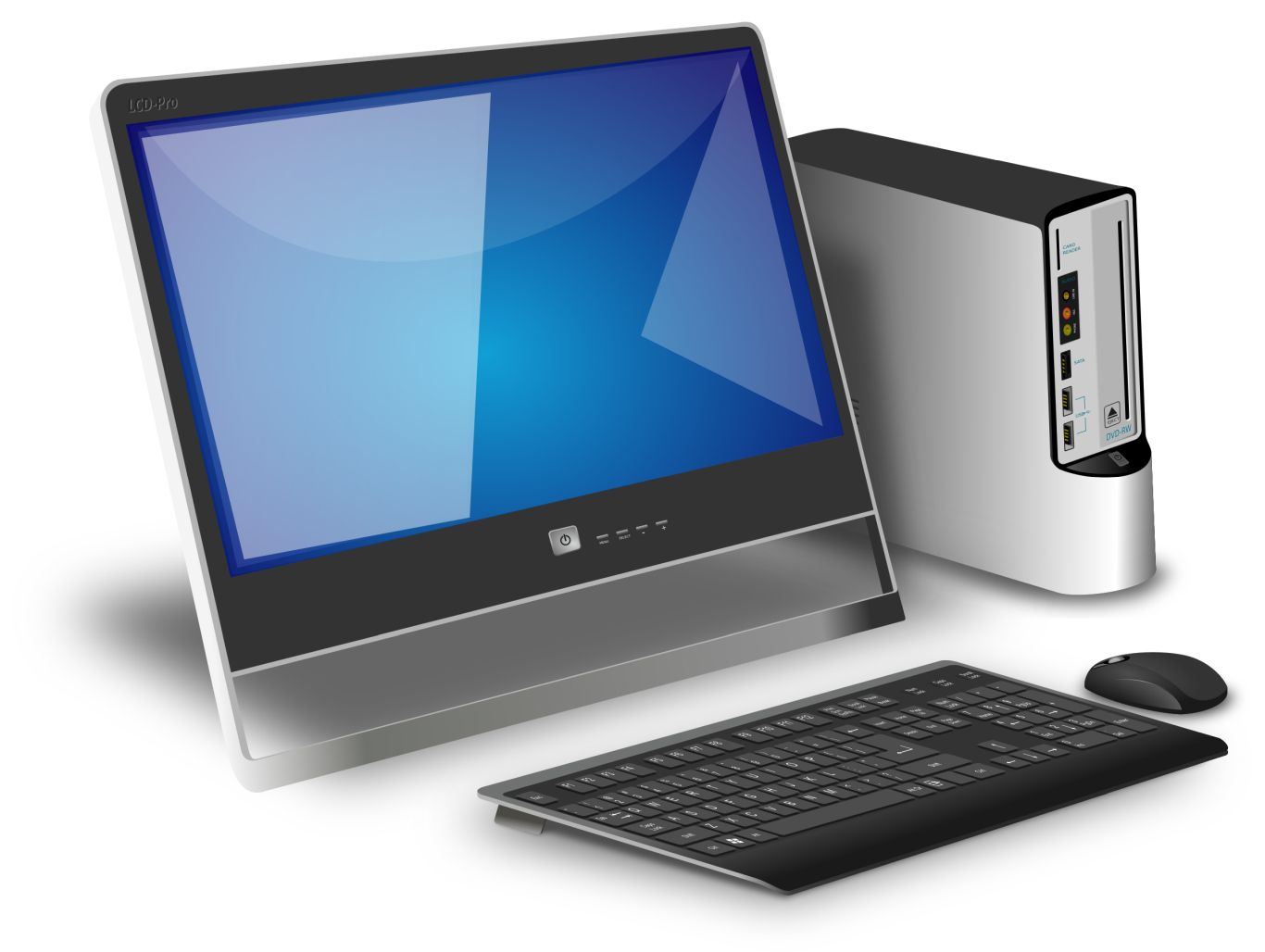 Computer desktop PC PNG    图片编号:17494