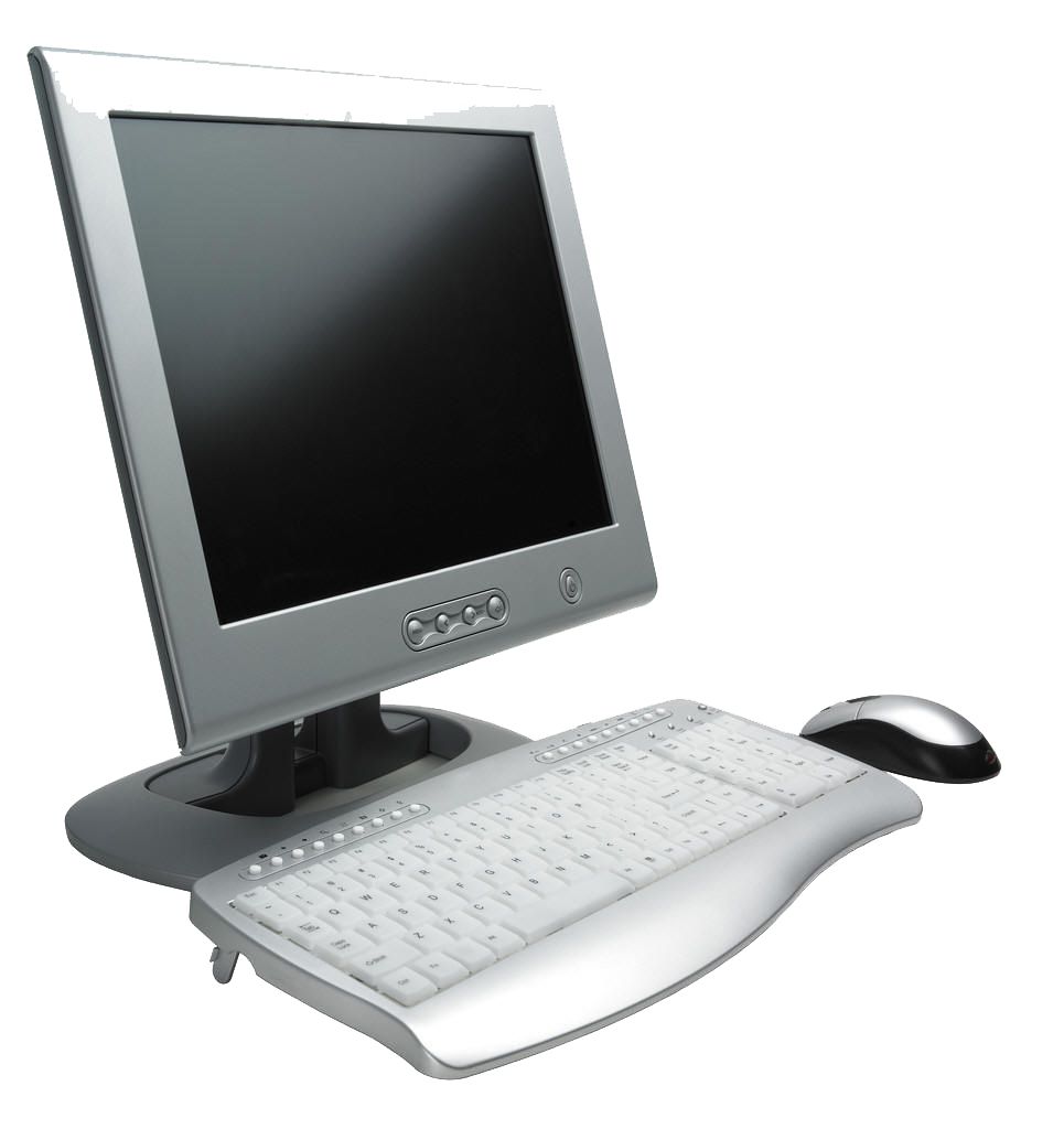 Computer desktop PC PNG image    图片编号:7715