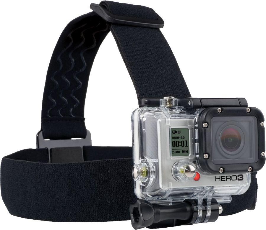 GoPro camera with head strap PNG    图片编号:10005