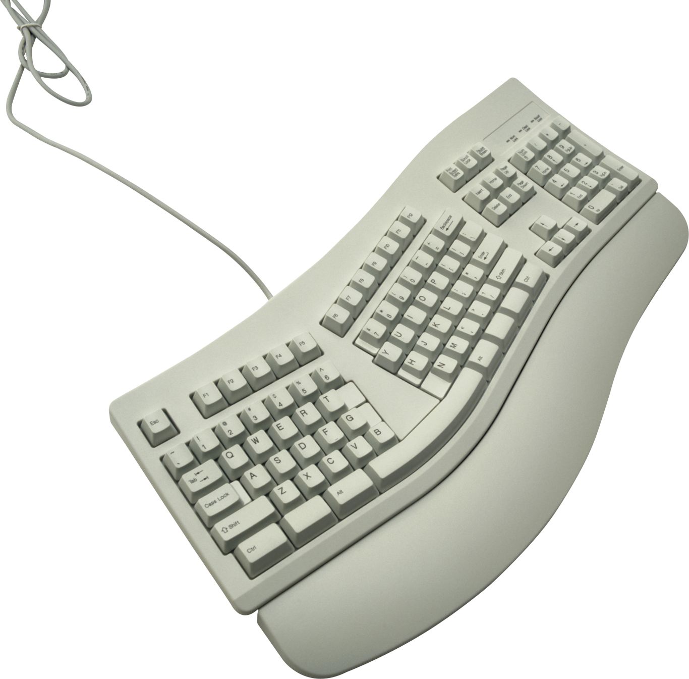 White keyboard PNG image    图片编号:5849