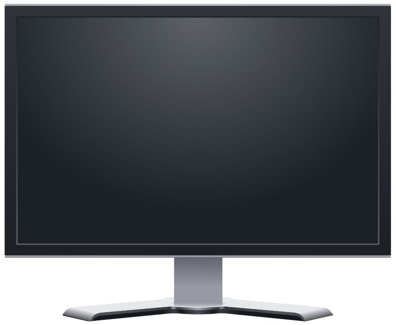 LCD display monitor PNG image    图片编号:5892