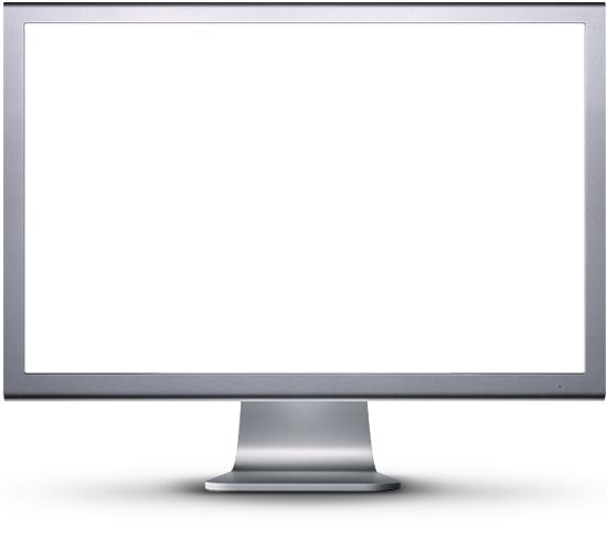 Monitor Apple transparent LCD PNG image    图片编号:5899