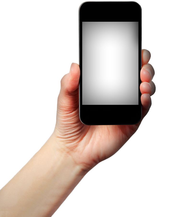 Phone in hand PNG    图片编号:49239