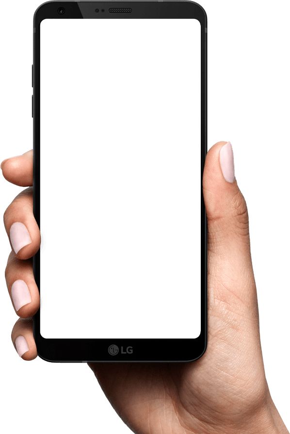 Phone in hand PNG    图片编号:49158