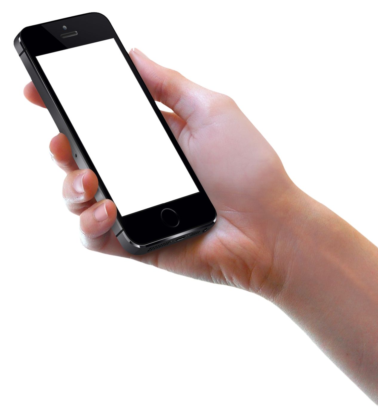 Phone in hand PNG    图片编号:49161