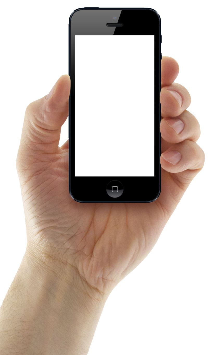 Phone in hand PNG    图片编号:49195