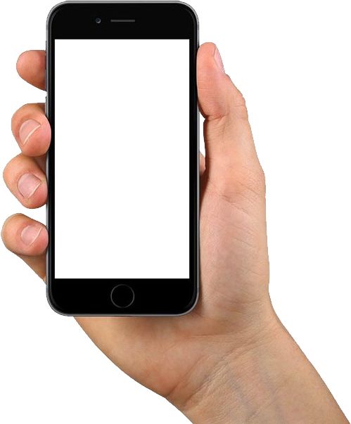 Phone in hand PNG    图片编号:49142