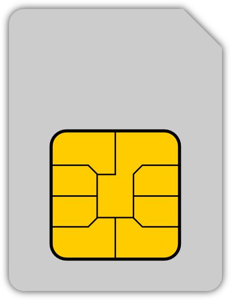Sim card PNG image    图片编号:9311