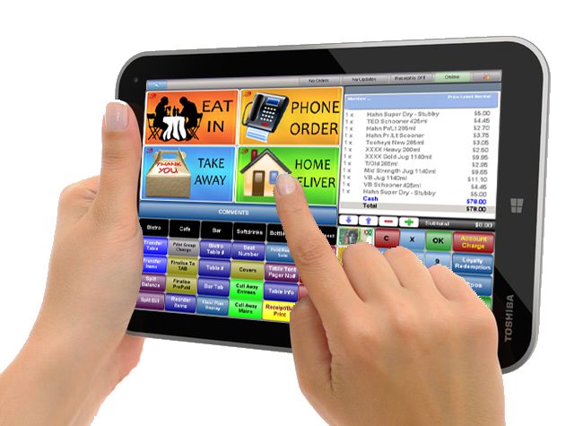 Tablet in hands PNG image    图片编号:8557