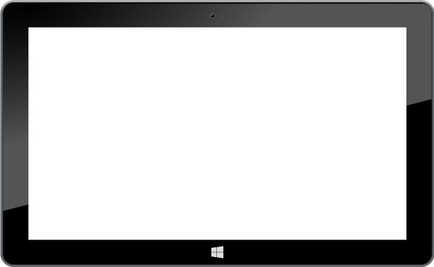 Transparent tablet PNG image    图片编号:8566
