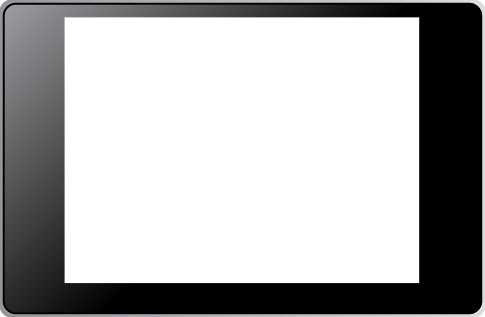 Transparent tablet PNG image    图片编号:8589