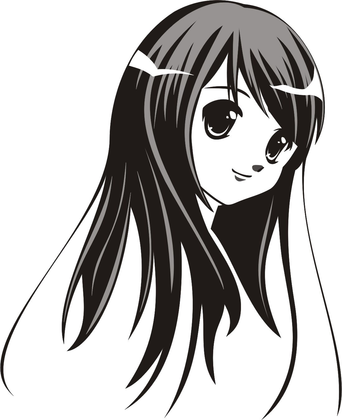 Anime girl PNG    图片编号:94123