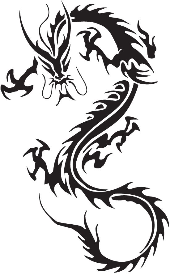 Green dragon PNG images, free drago picture    图片编号:986