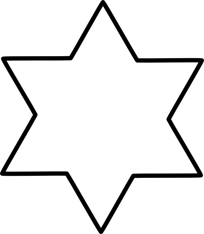 Magen David PNG, Jewish star PNG    图片编号:64984
