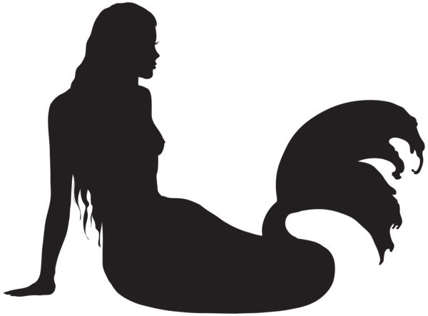 Mermaid siluete PNG    图片编号:58152