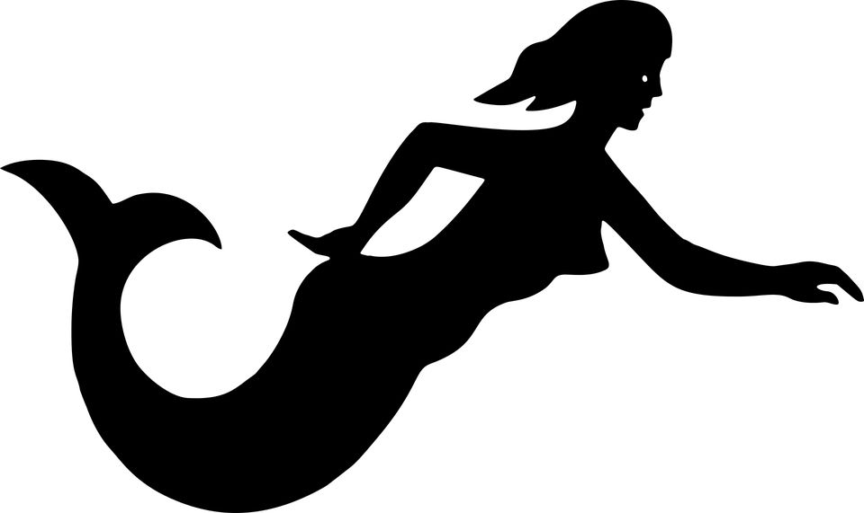 Mermaid siluete PNG    图片编号:58183