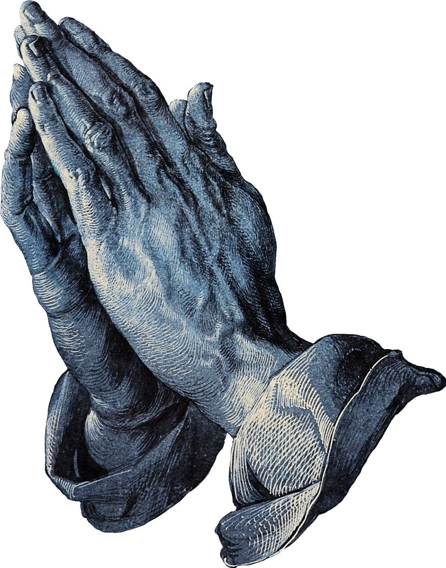 Praying hands PNG    图片编号:86373