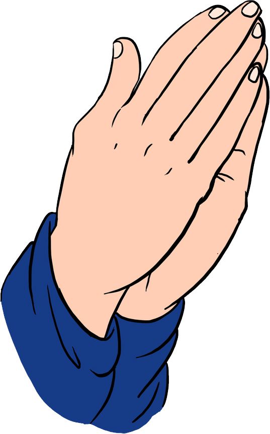 Praying hands PNG    图片编号:86381