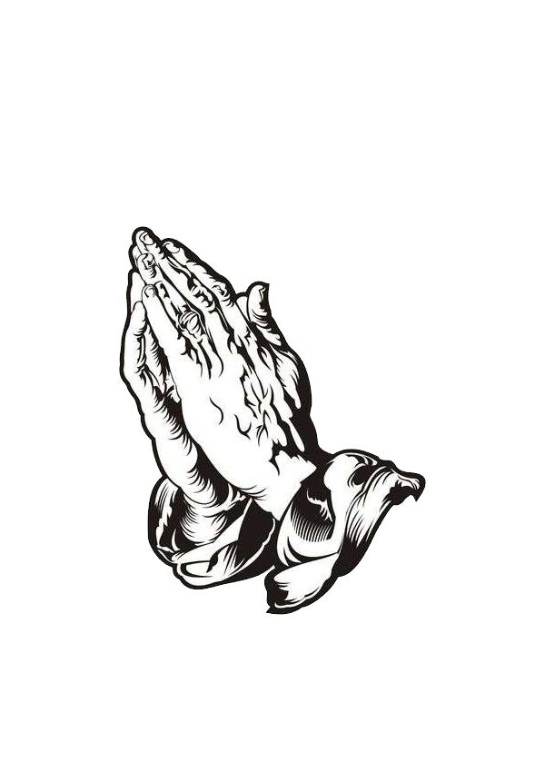 Praying hands PNG    图片编号:86383