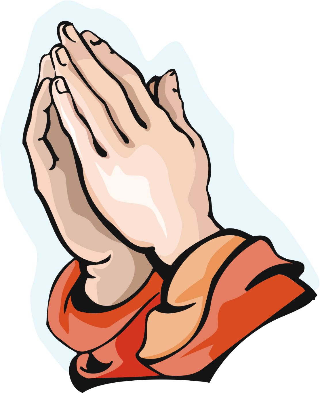 Praying hands PNG    图片编号:86392