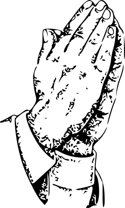 Praying hands PNG    图片编号:86393