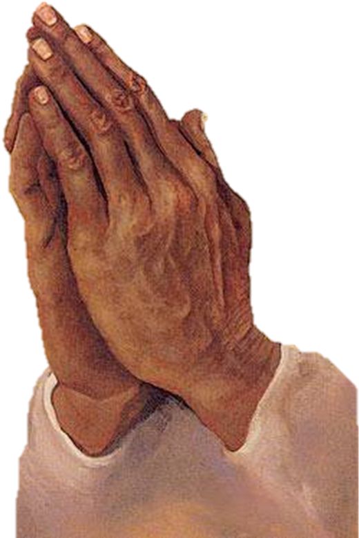 Praying hands PNG    图片编号:86407