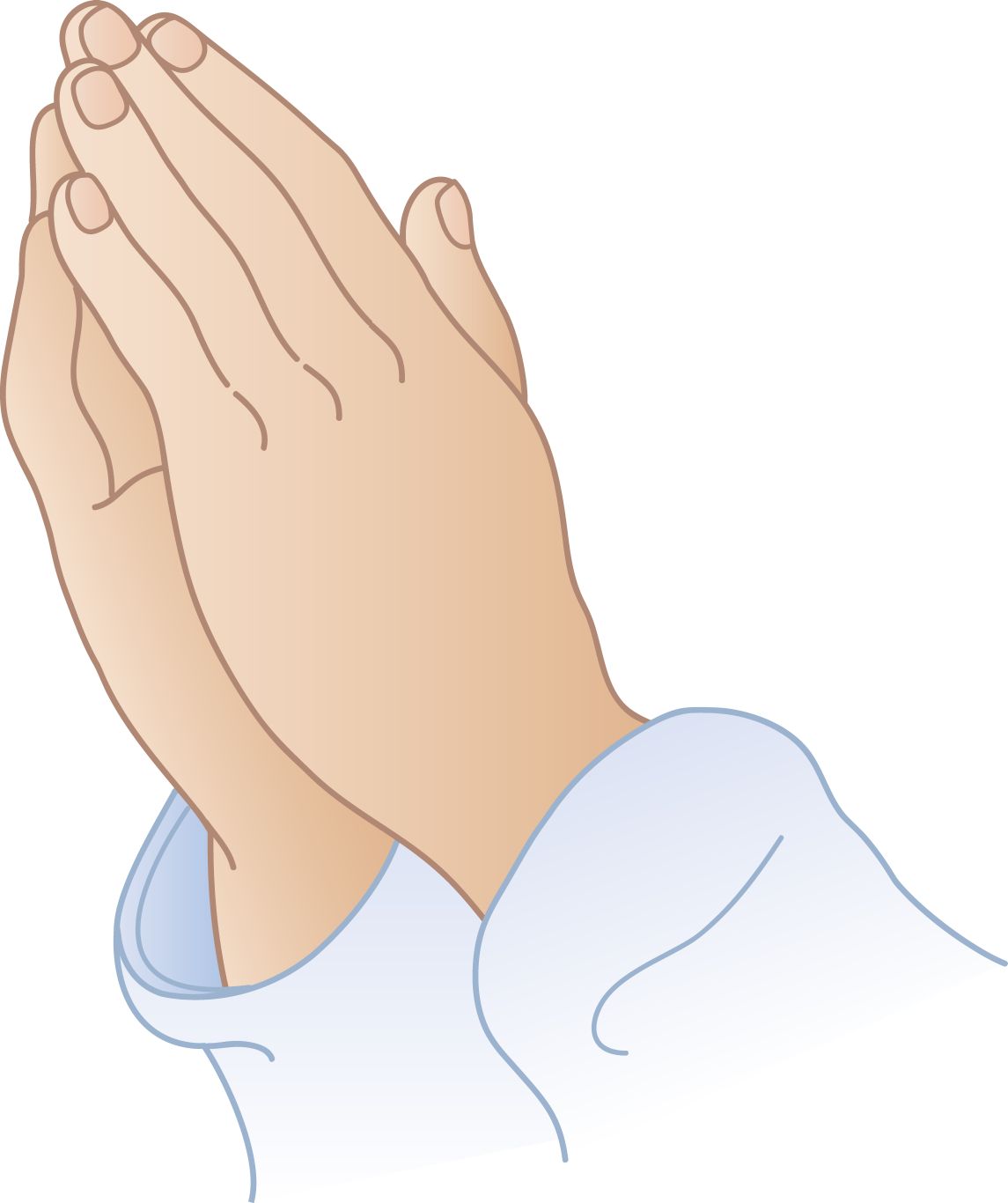 Praying hands PNG    图片编号:86413