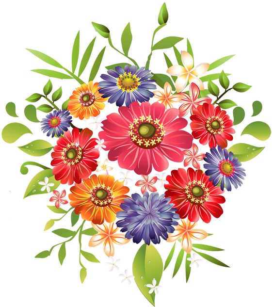Bouquet flowers PNG    图片编号:21660