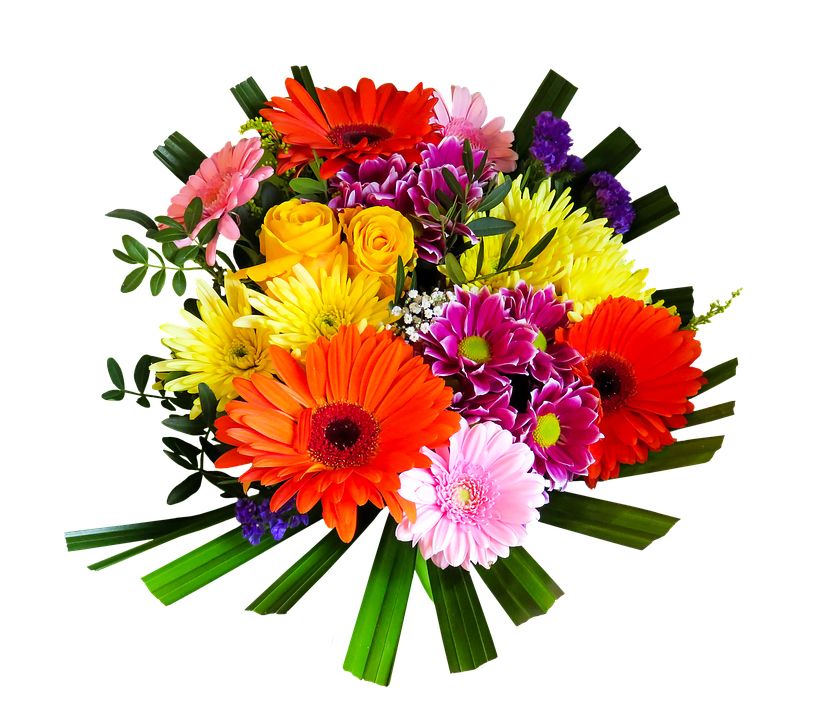 Bouquet flowers PNG    图片编号:21672