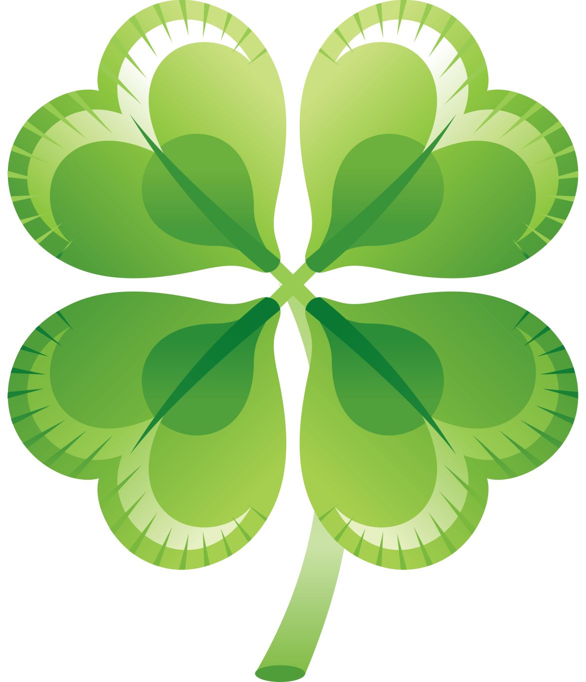 Green clover PNG image    图片编号:4520
