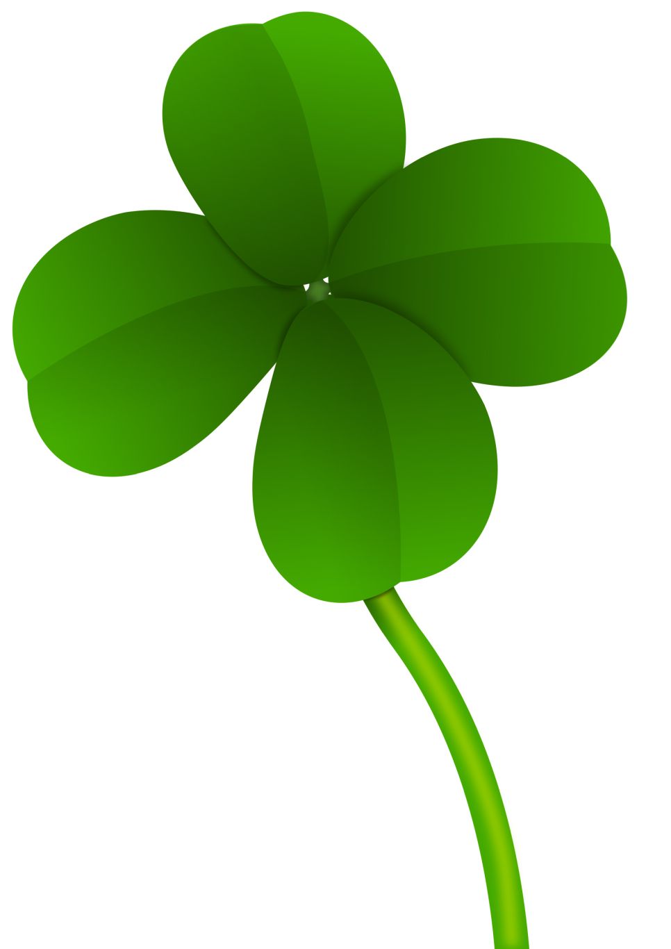 Green clover PNG image    图片编号:4523