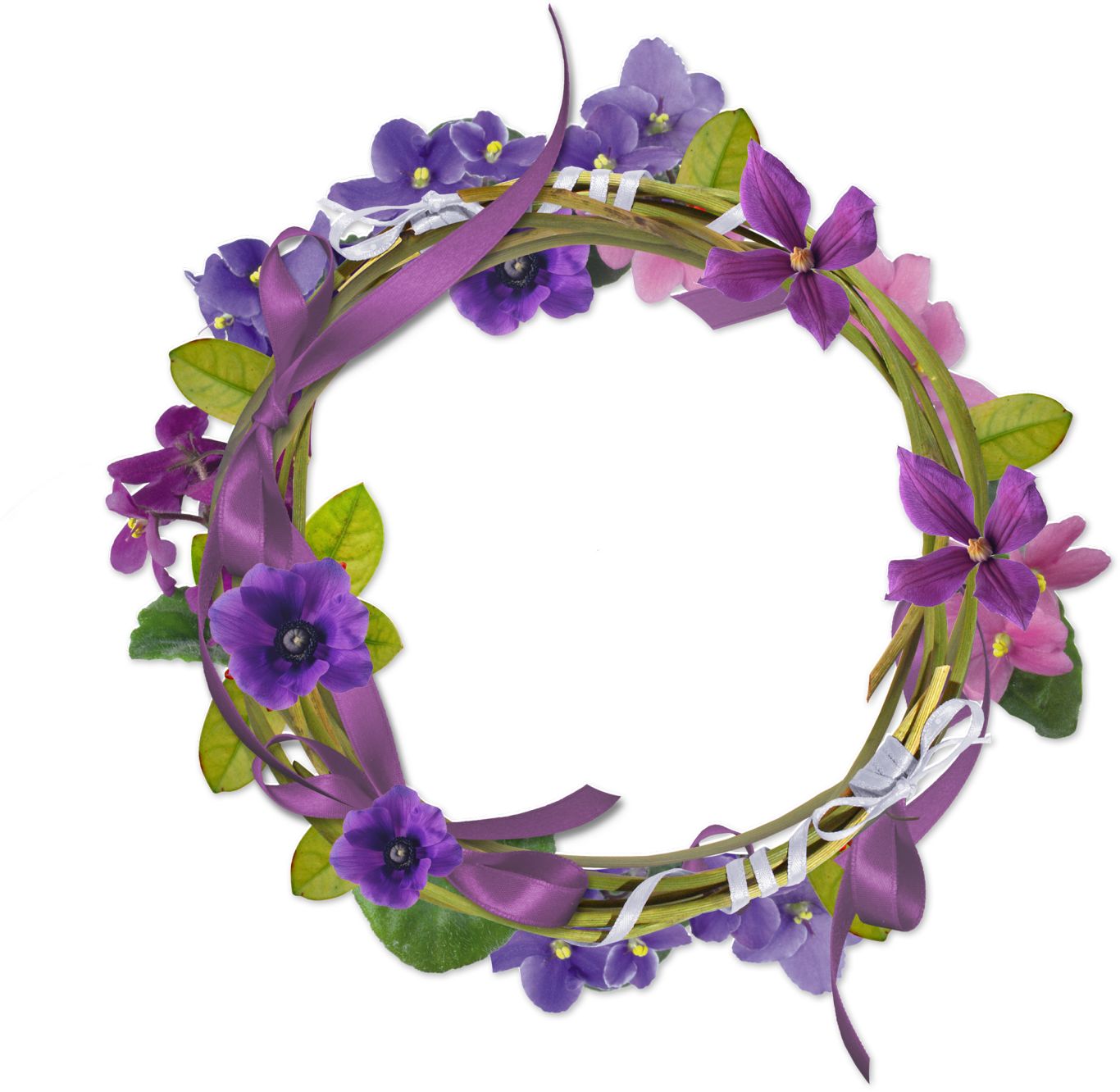 Floral frame PNG    图片编号:81123