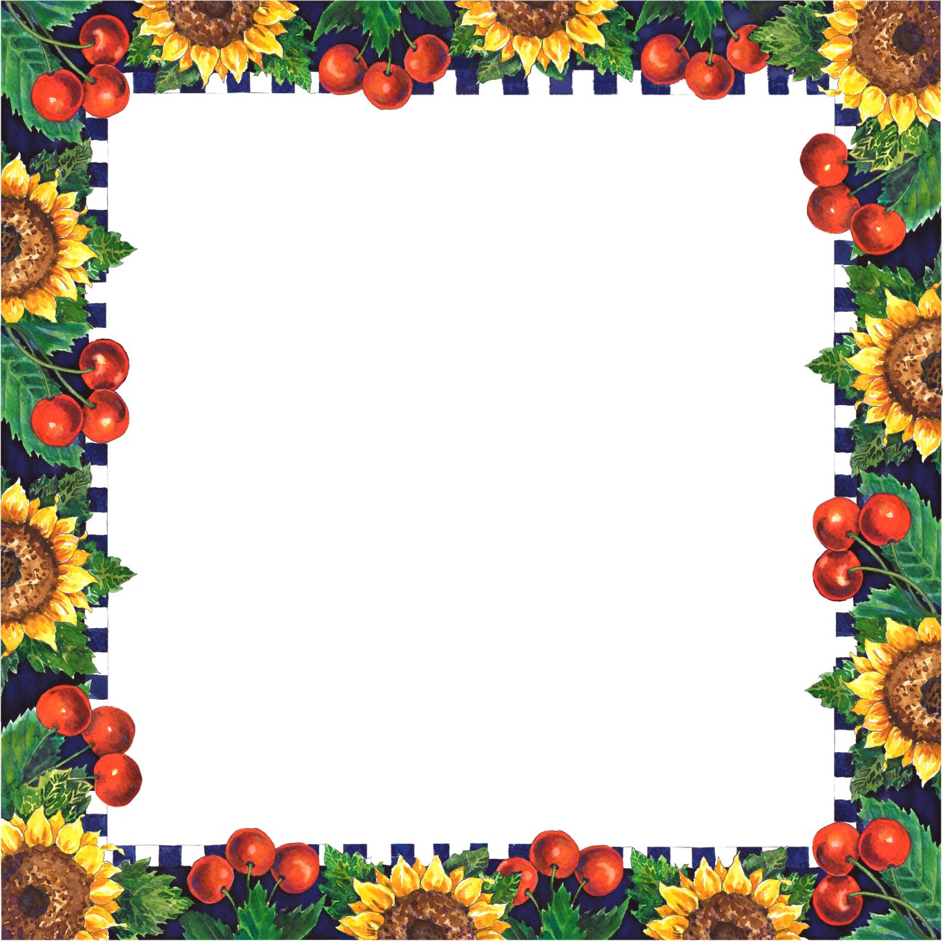 Floral frame PNG    图片编号:81128