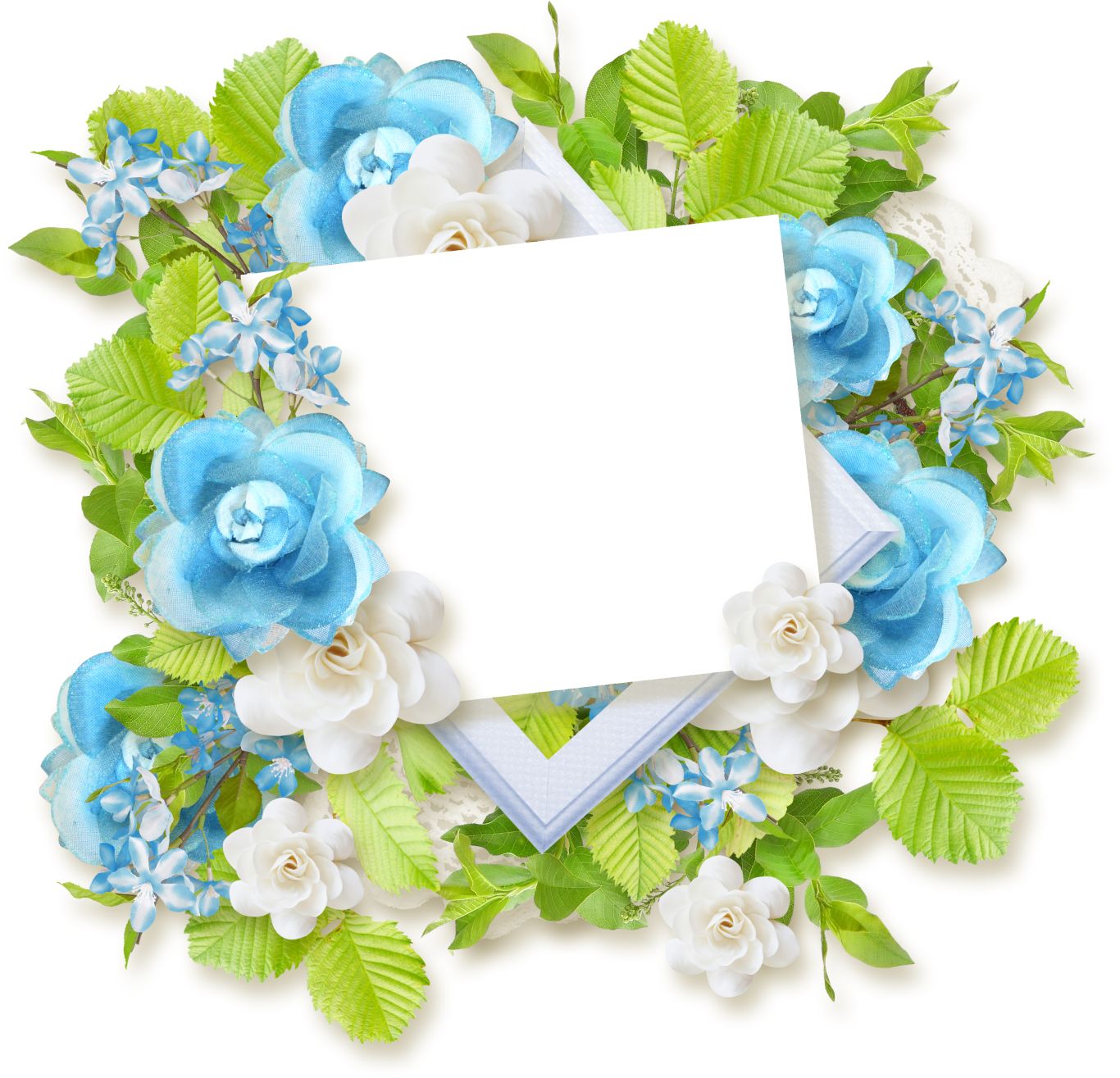 Floral frame PNG    图片编号:81145