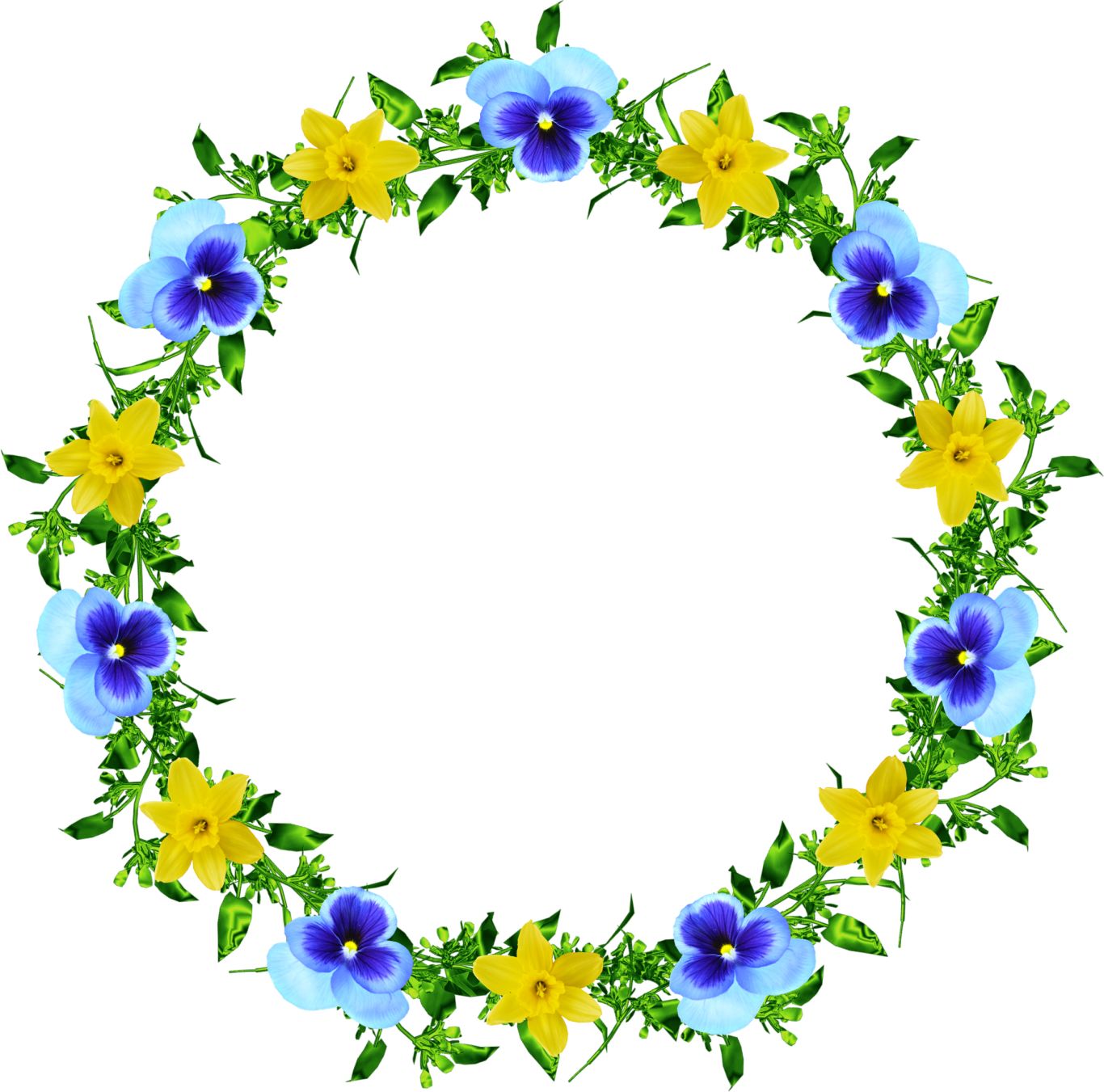 Floral frame PNG    图片编号:81166