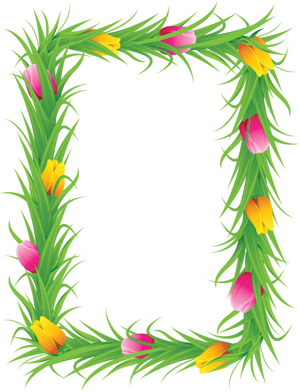 Floral frame PNG    图片编号:81179