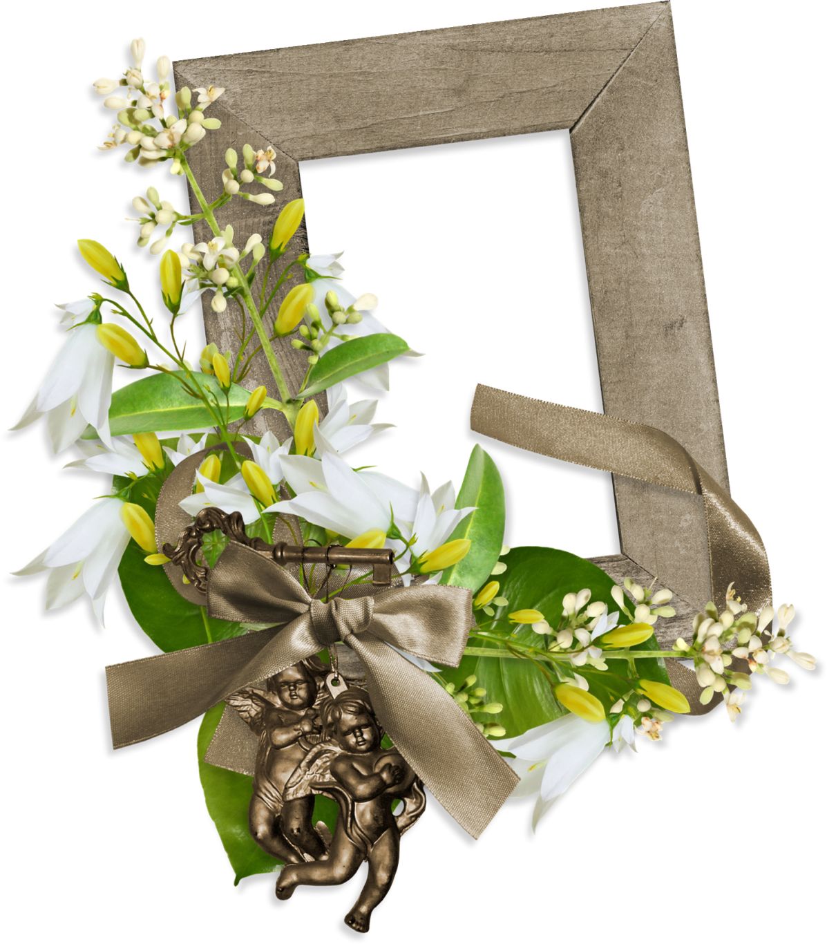 Floral frame PNG    图片编号:81190