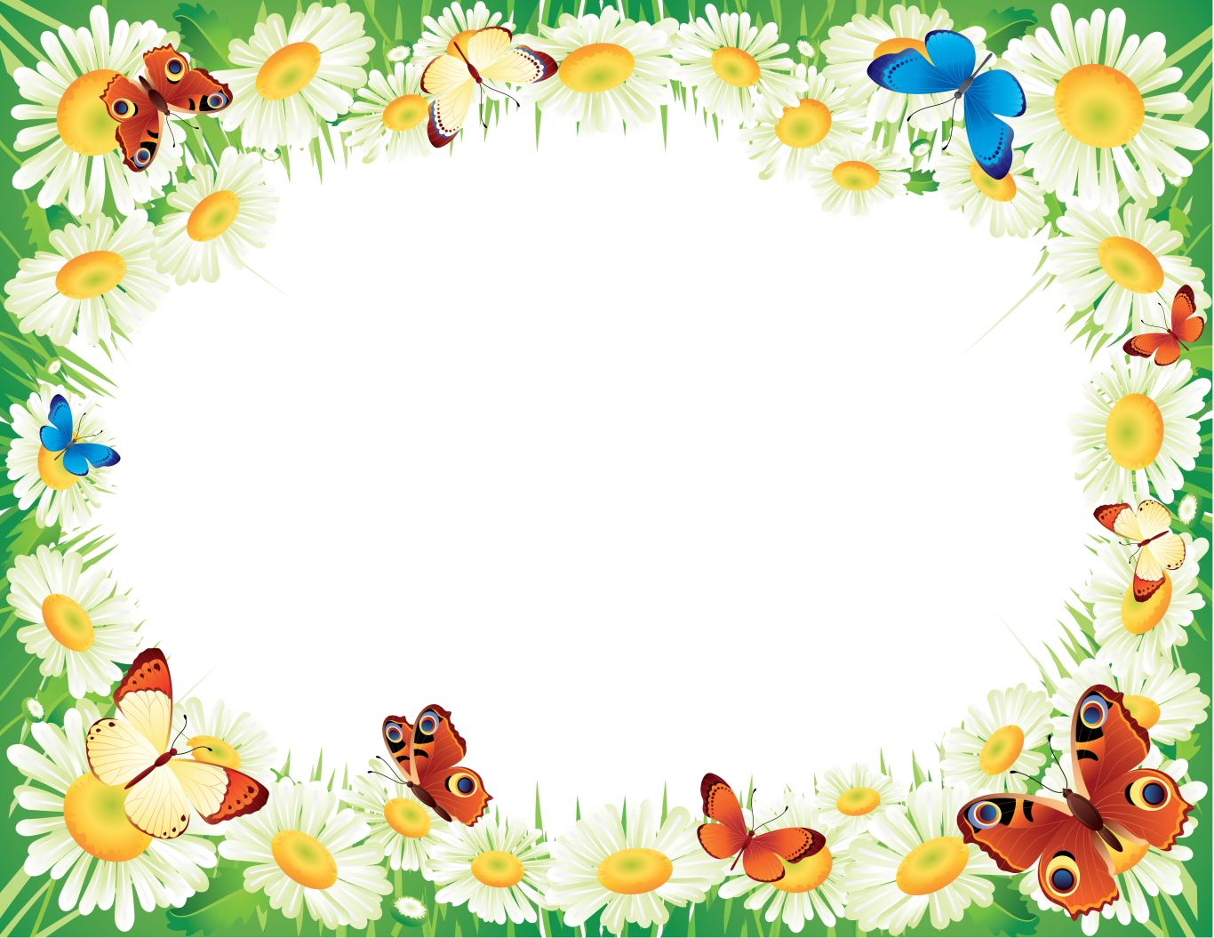 Floral frame PNG    图片编号:81295