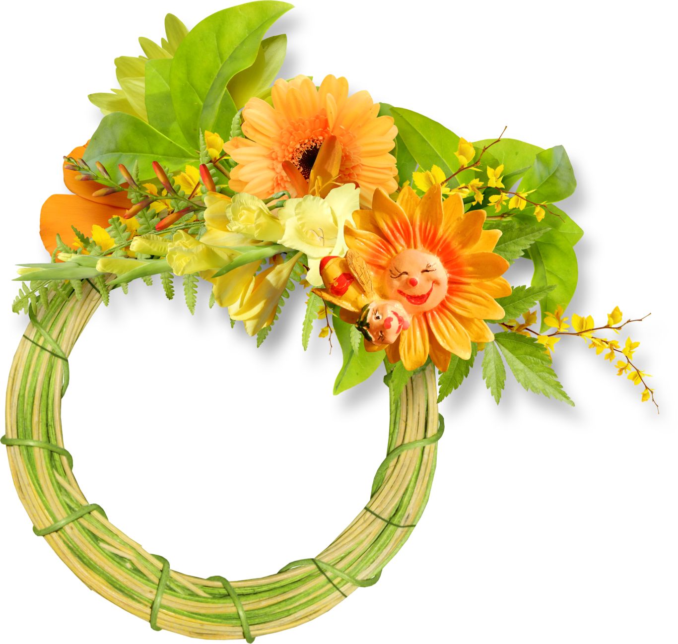 Floral frame PNG    图片编号:81319