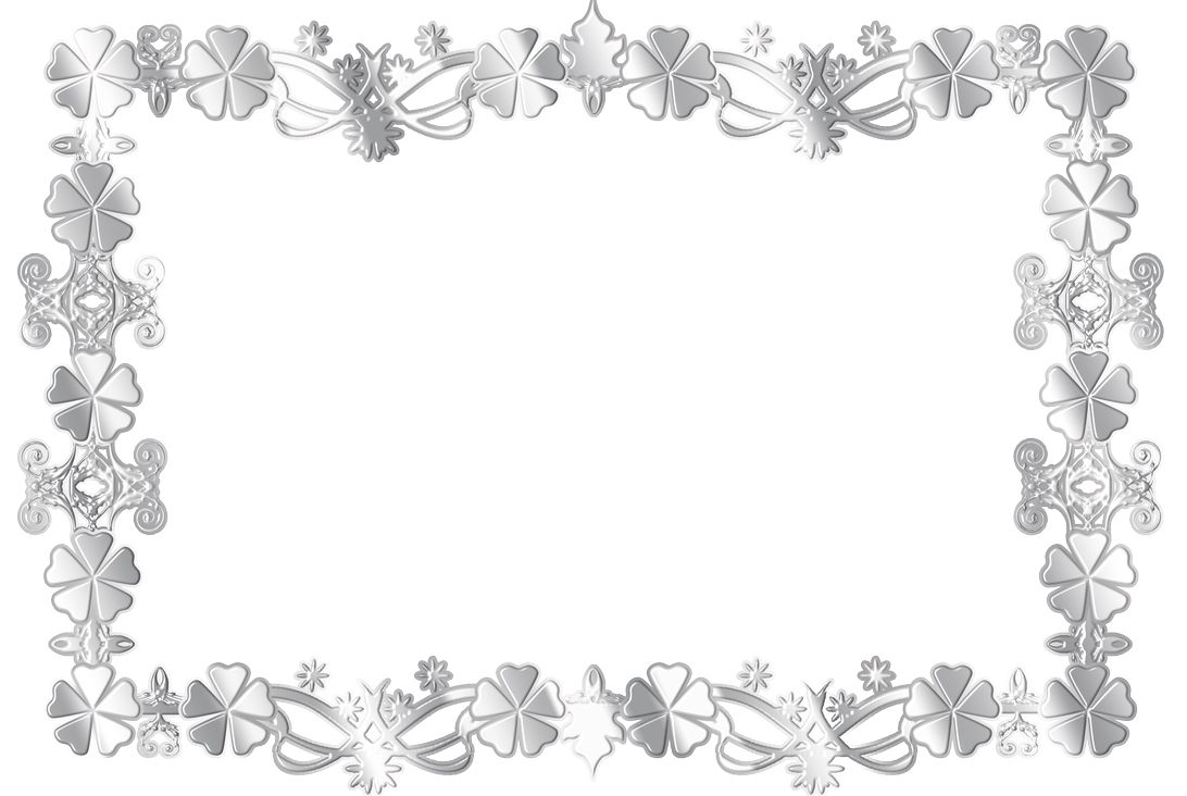 Floral frame PNG    图片编号:81348