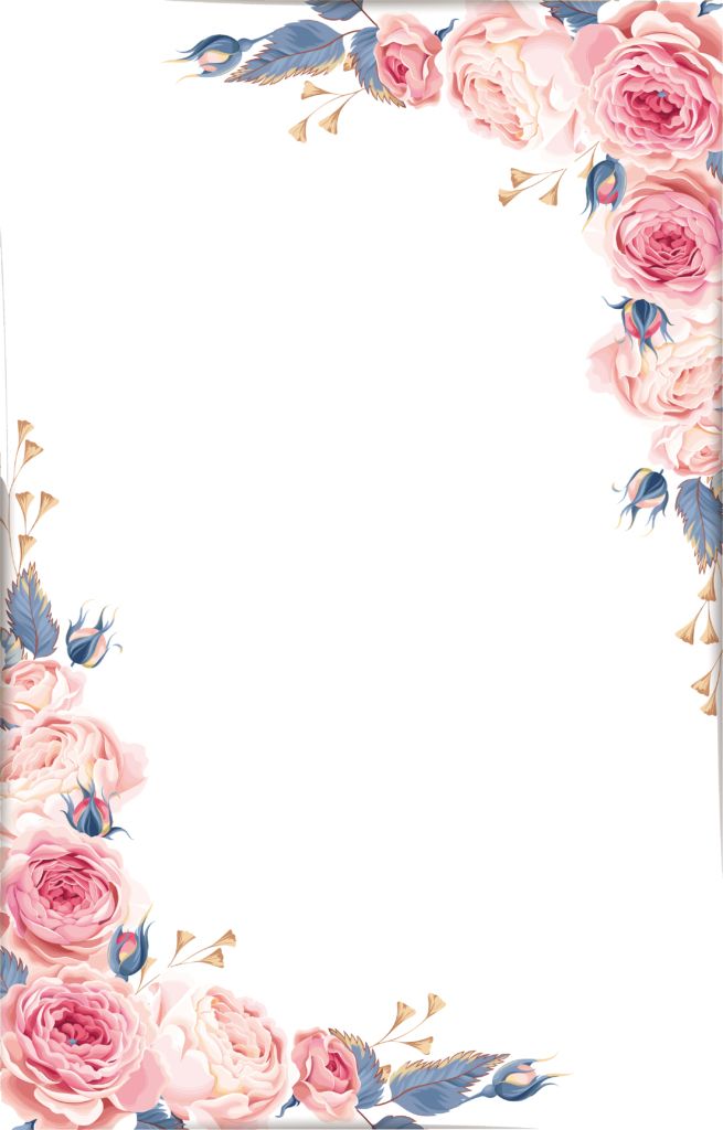 Floral frame PNG    图片编号:81069